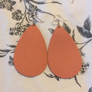 Nickel & Suede leather earrings